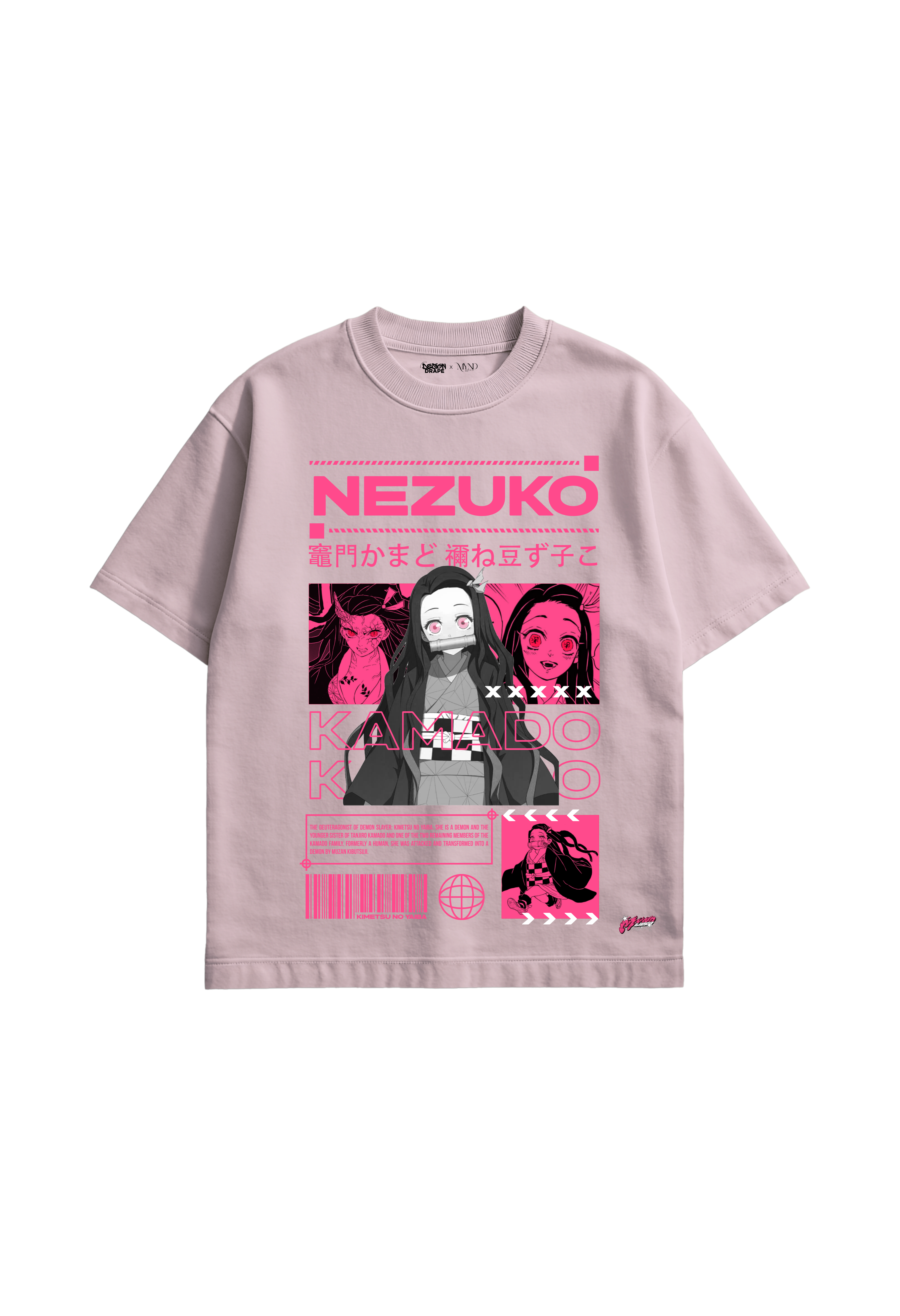 Demon Slayer Nezuko Kamado T-Shirt Anime Graphic Streetwear Unisex Top