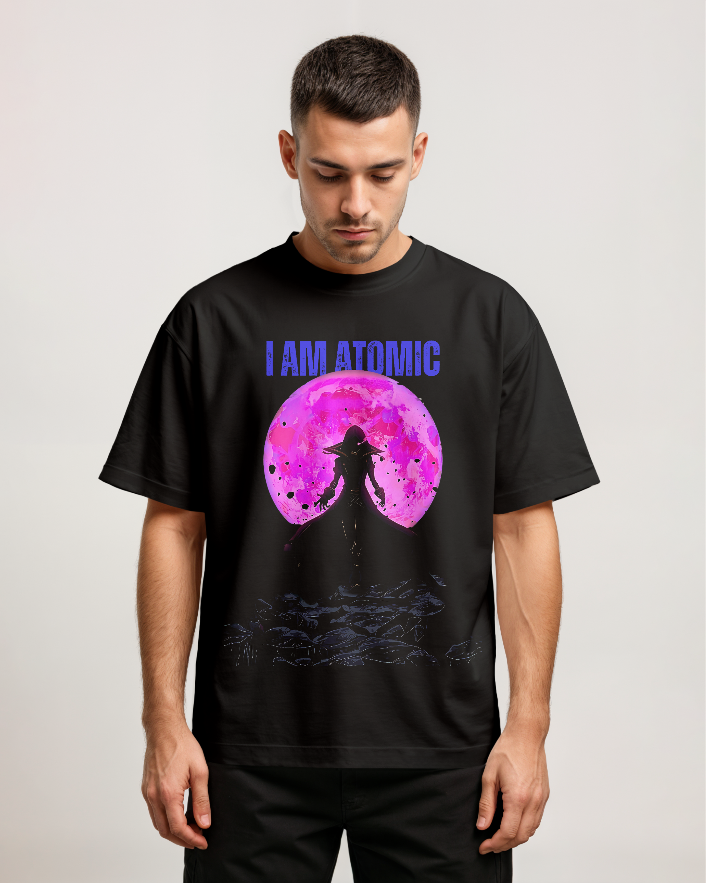 "I AM ATOMIC" Anime-Inspired T-Shirt – Shadow Garden Tribute
