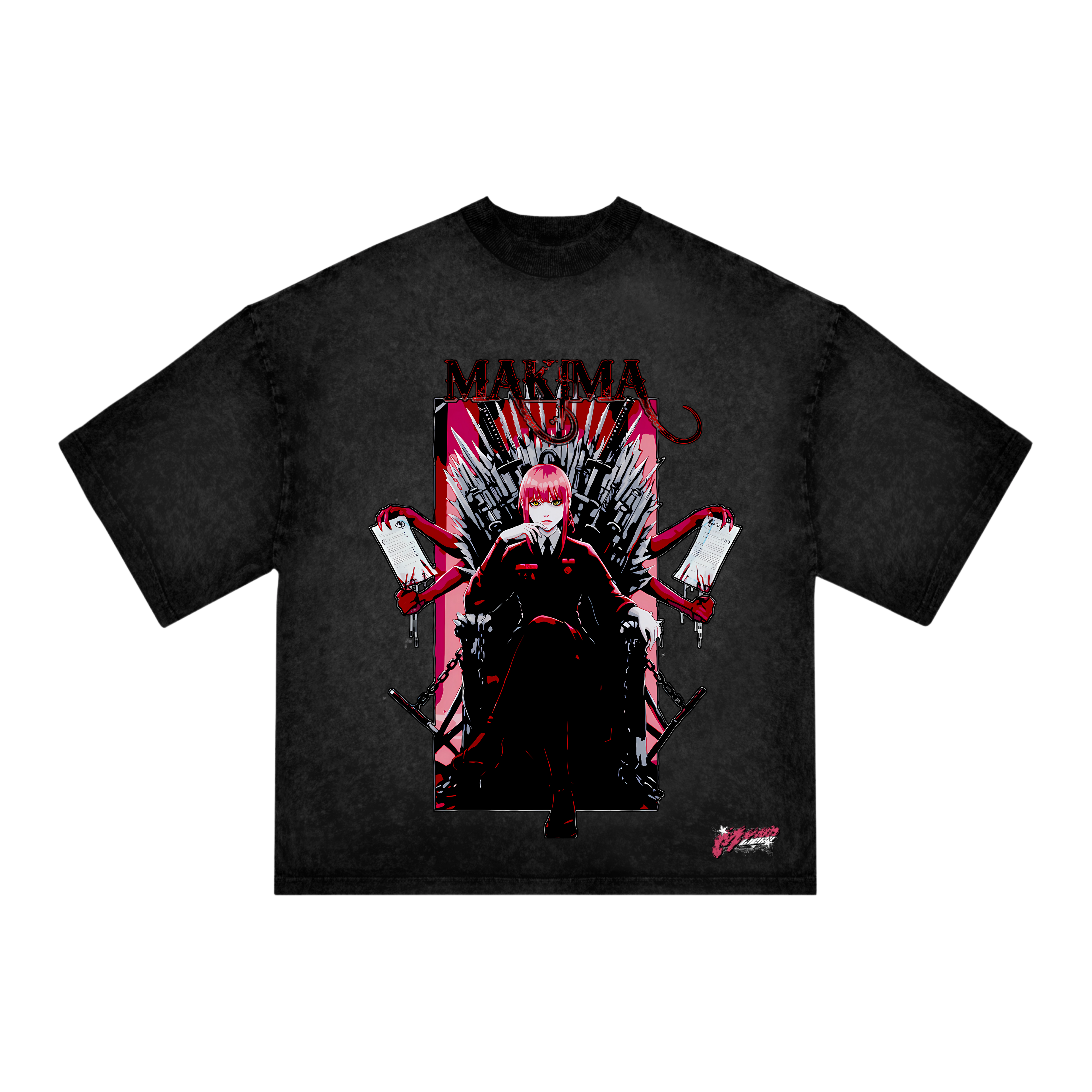 Makima Oversized Anime Streetwear T-Shirt