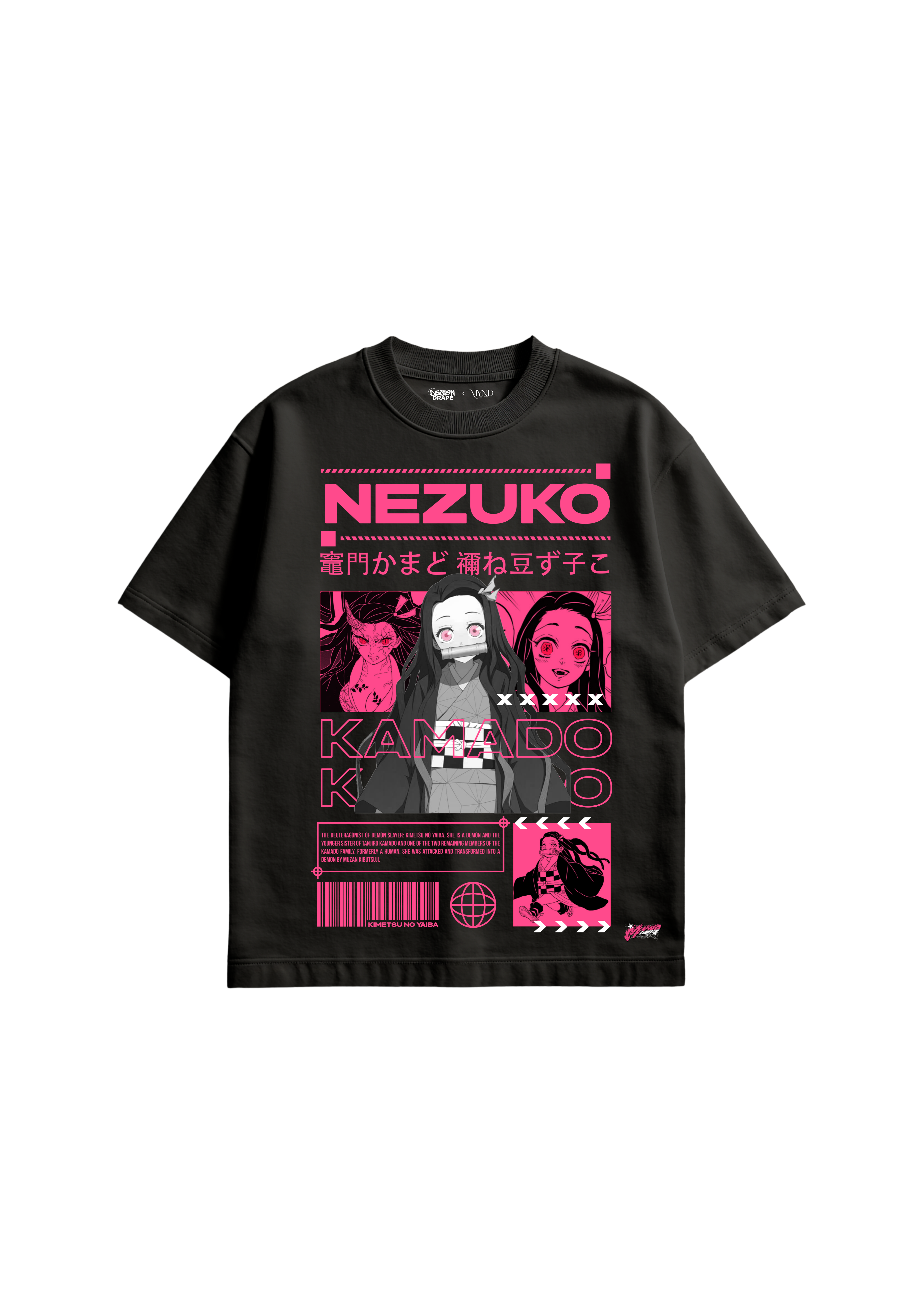 Demon Slayer Nezuko Kamado T-Shirt Anime Graphic Streetwear Unisex Top