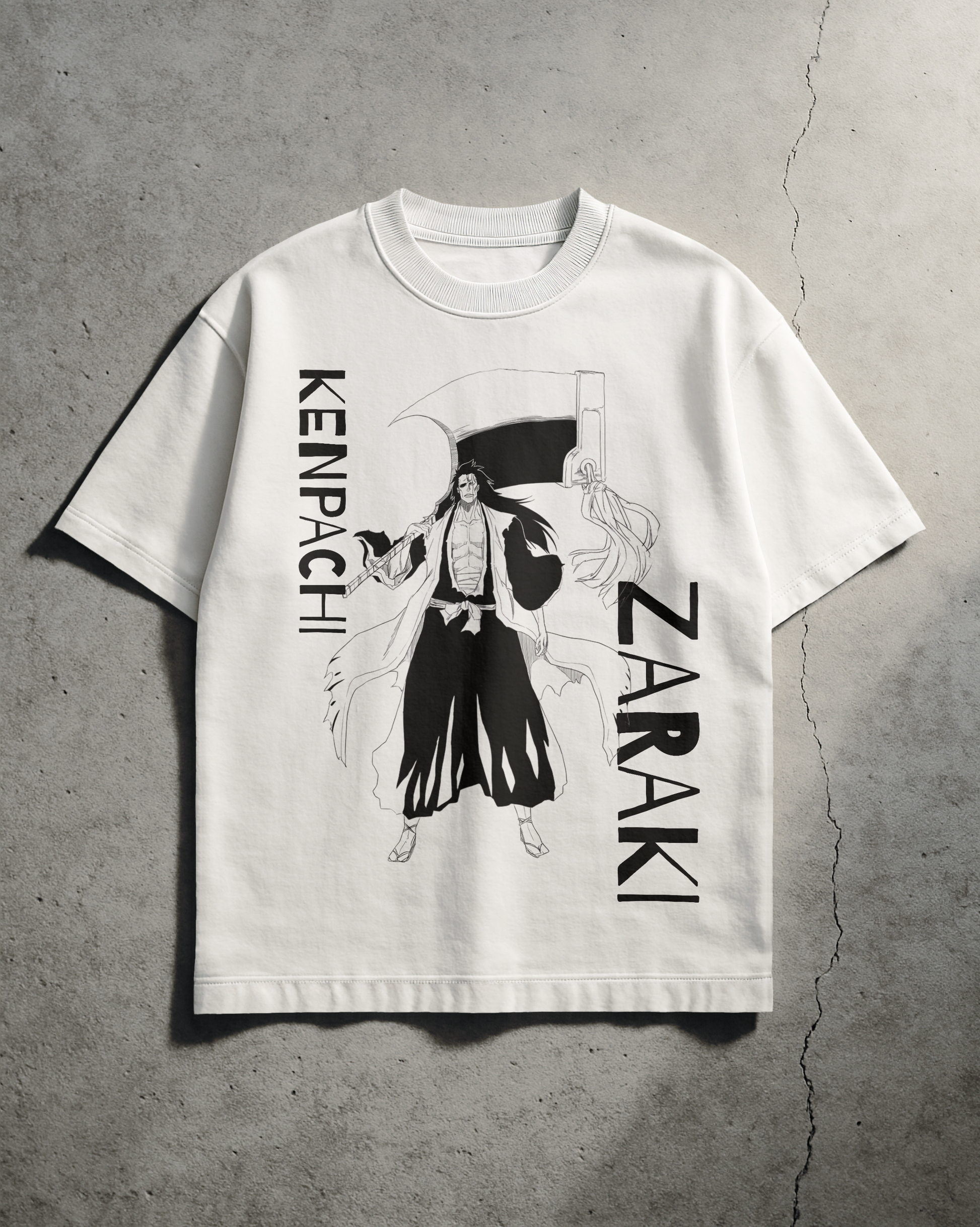 Kenpachi Zaraki | Bleach-Inspired Oversized T-Shir