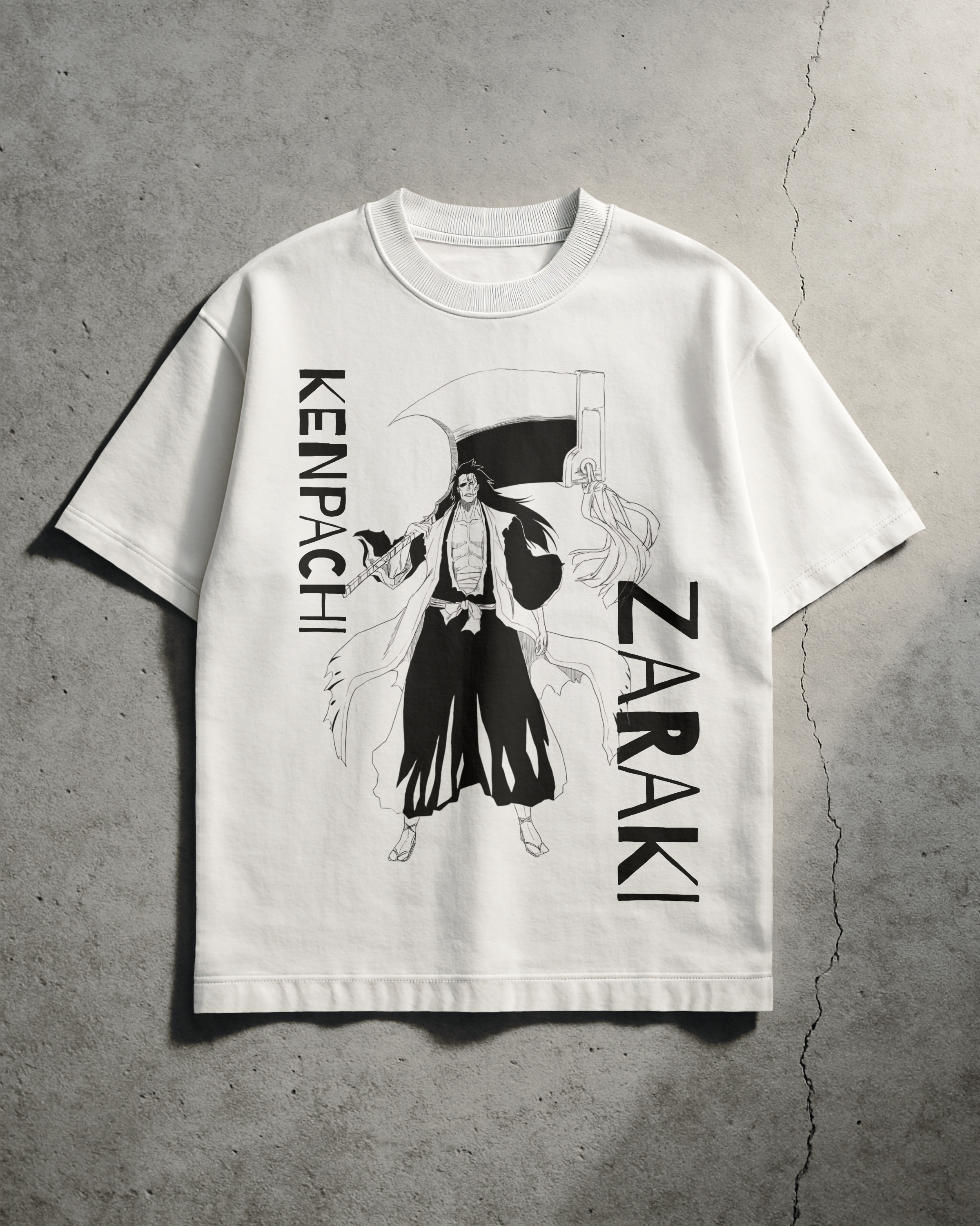 Kenpachi Zaraki | Bleach-Inspired Oversized T-Shir