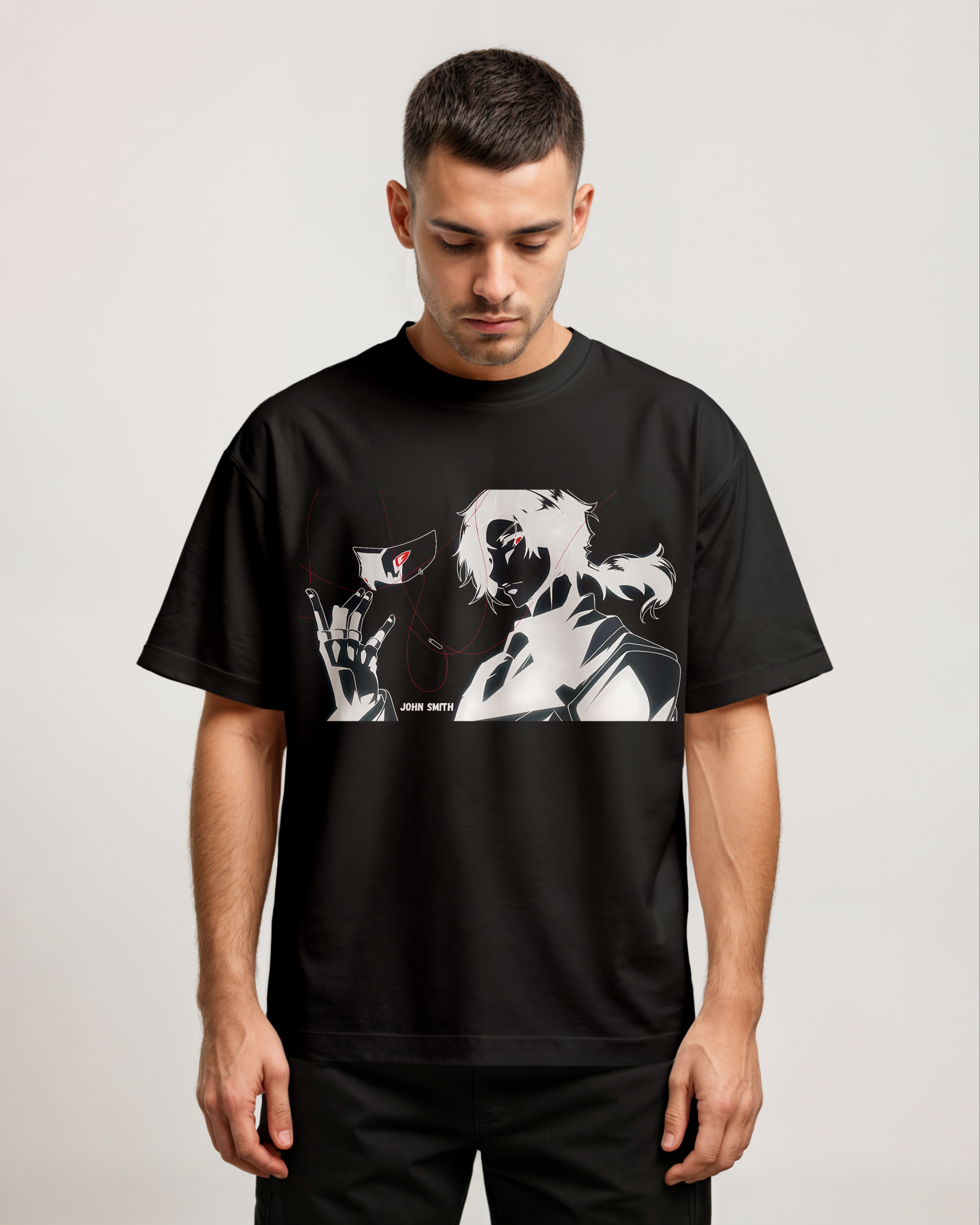 Shadow Garden-Inspired Graphic Tee – "John Smith" Edition