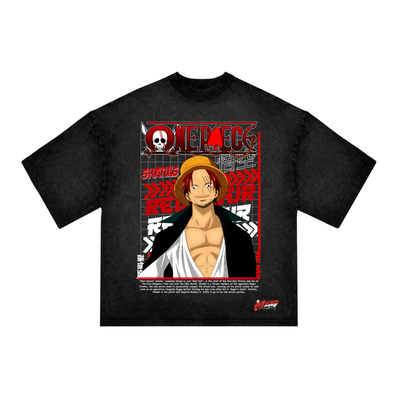 Shanks T-Shirt Ver. 2 (Red-Haired Emperor)