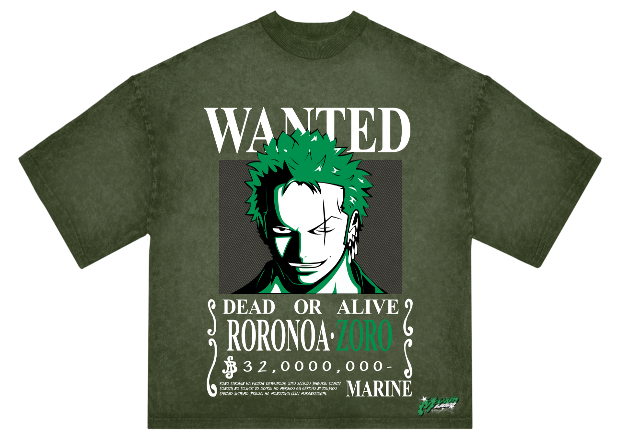 Zoro T-Shirt Ver. 6 (Wanted)